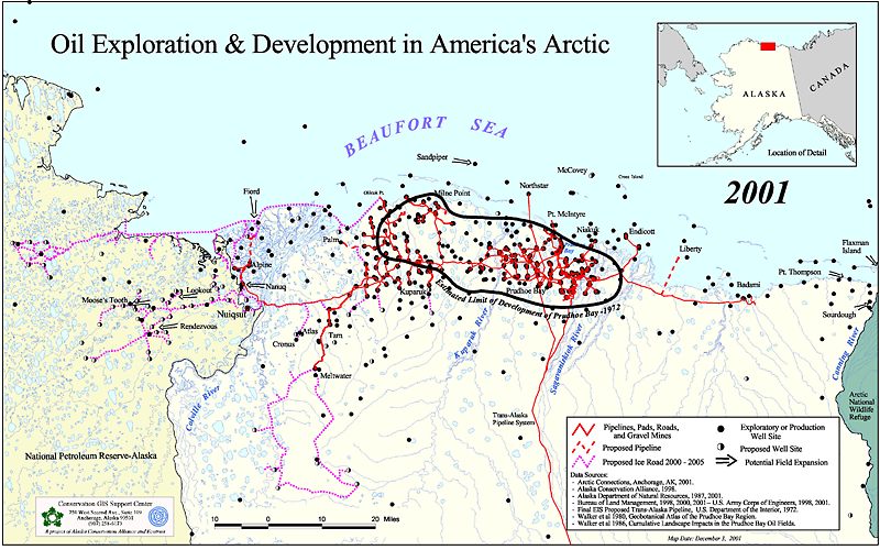 map of Alaska's North Slope