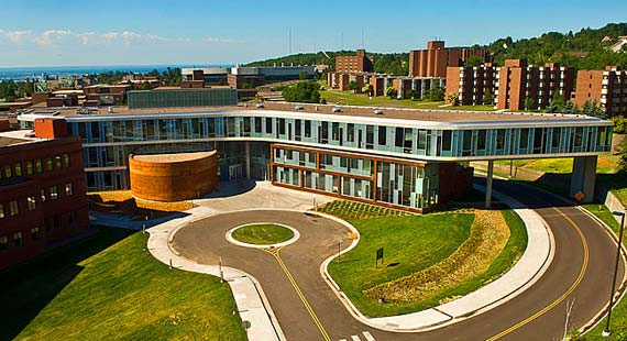 The new Labovitz School of Business and Economics building is a LEED certified "green building."