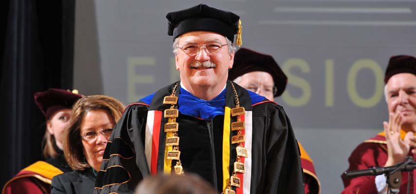 On March 4, Dr. Lendley C. "Lynn" Black was installed as the ninth chancellor of the University of Minnesota Duluth. Five days of celebration events reflected the interests and values of the new chancellor with themes of research, diversity, sustainability and community service.