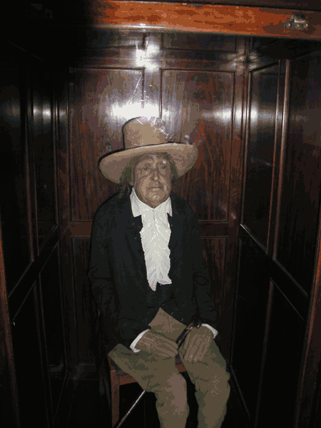 Jeremy Bentham's grave in London