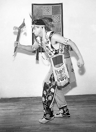 Chippewa Indian costumes made by Grand Portage Indians under the Works Progress Administration, ca. 1938.