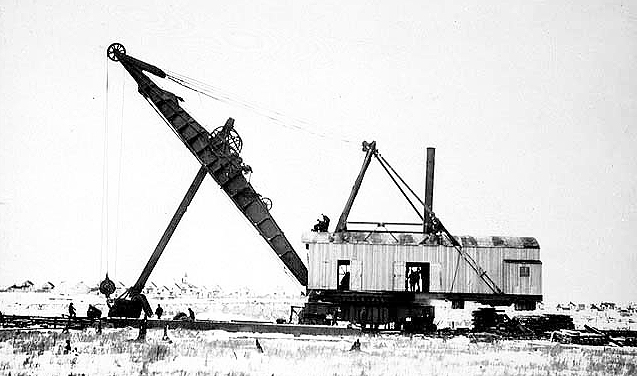 Three hundred type shovel, Philbin Mine, 1921.