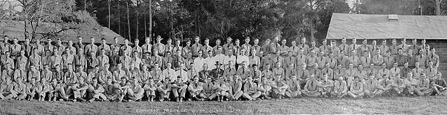 Civilian Conservation Corps (U.S.), Company 702, Federal Forest Camp F-13, Pan 19, Bena, MN, 1939. 