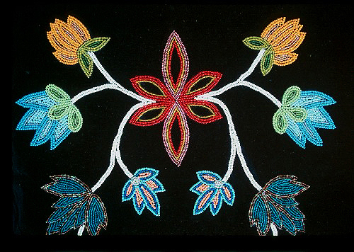 Ojibwa beadwork.