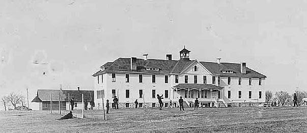 Government Indian School, Red Lake, ca. 1908.