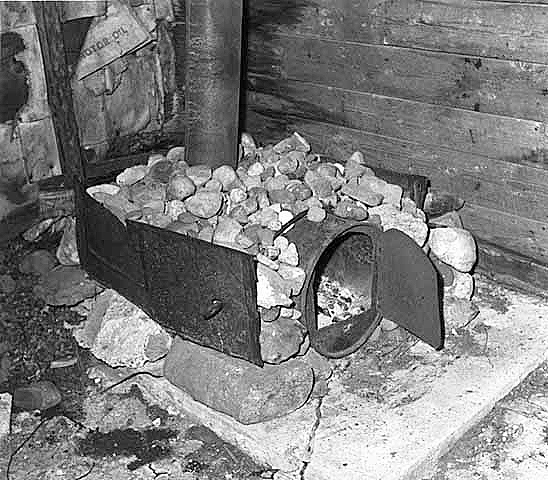 Sauna stove, 1974.