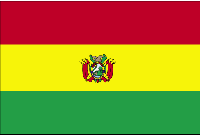 Flag of Bolivia.   Click for national anthem.