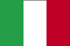 Flag of Italy.  Click for national anthem.