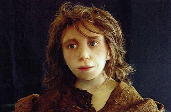 Gibraltar I: Reconstruction of a ca. four-year-old Neandertal. PBS