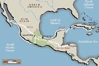 Cortes' Route into Mexico