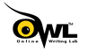 OWL logo--Online Writing Lab, Purdue University