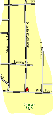 Map, Mississippi Ave. and Environs, Duluth, Minnesota
55811
