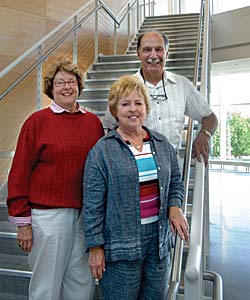 Chancellor Martin with James and Susan Swenson.