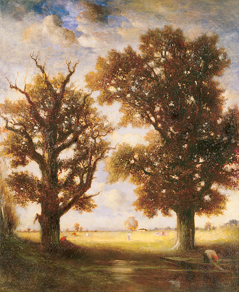 Two Trees painting