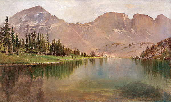 Lake Lal and Mount Agassiz painting