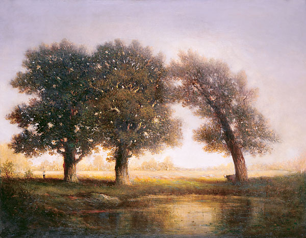 Fontainebleau (Three Trees) painting