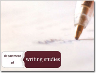Department of Writing Studies