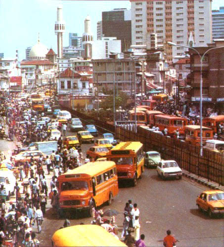 Lagos street scene