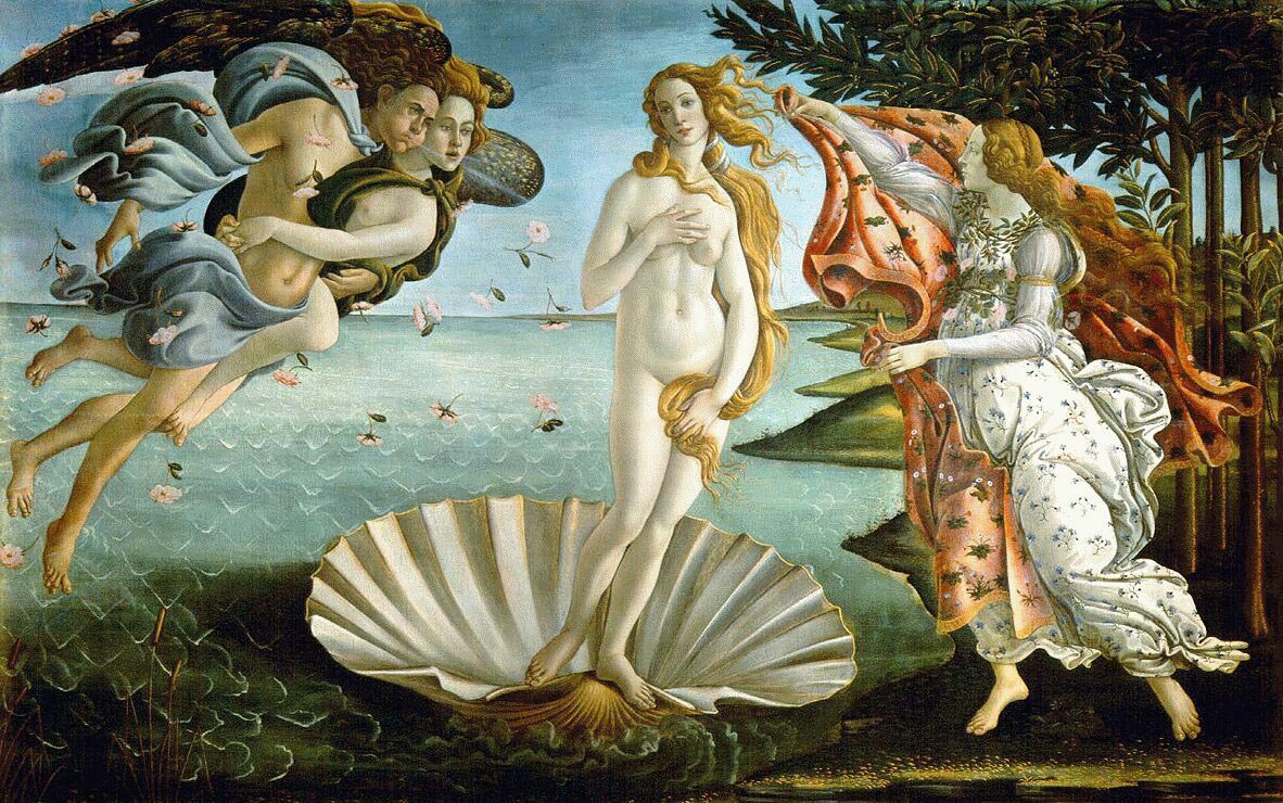 Painting of the Birth of Venus