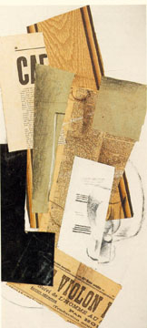Glass, Caraft and Newspapers, Georges Braque, 1914