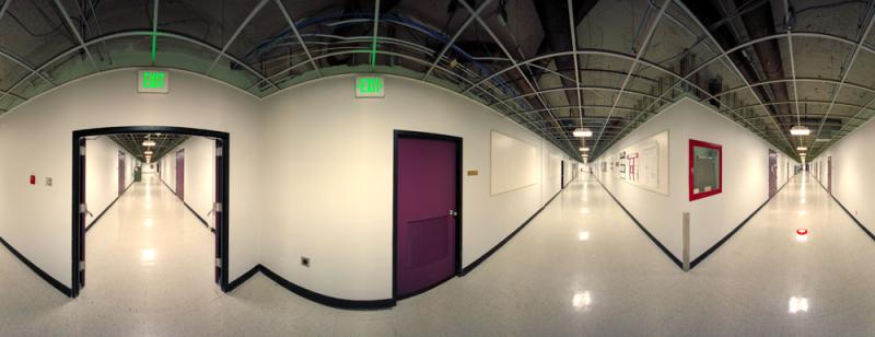 Panorama of a MEB Hallway.