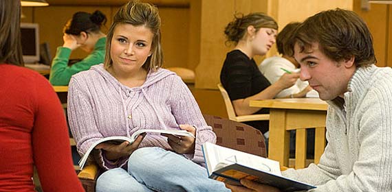 The UMD library has room for 1,400 students and it houses 30 group-study areas with network and online computer connections.