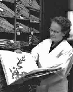 photo of Olga Lakela at UMD in 1952