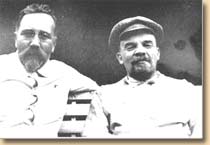 photo of Kamenev and Lenin