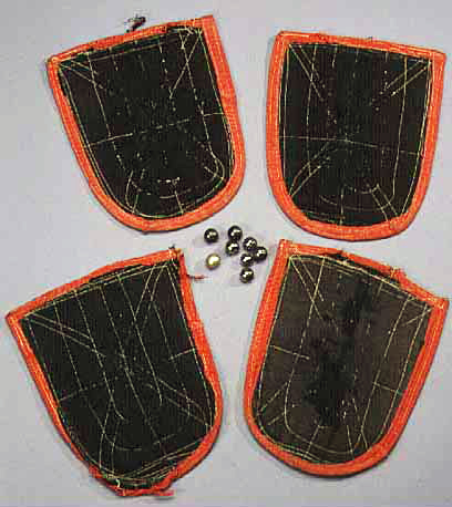 Ojibwe moccasin game pieces, Not earlier than 1900 not later than 1925.