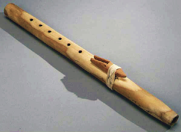 Ojibwa courting flute, 1900-1925.