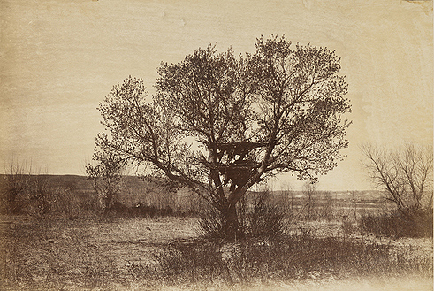 Indian burial place on Deer Creek, 1868.