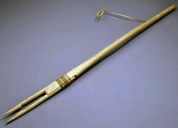 Fishing spear, not later than 1981.