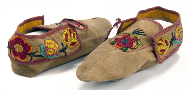 Ojibwe beaded moccasins