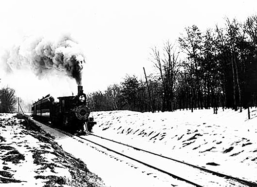 Passenger Train, ca. 1900.