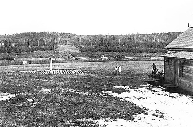 Charles and Mary Koski farm in Idington (Angora), St. Louis County, ca. 1932.