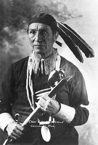 Chief Little White Cloud (also known as George B. Selkirk), Cass Lake, ca. 1936.