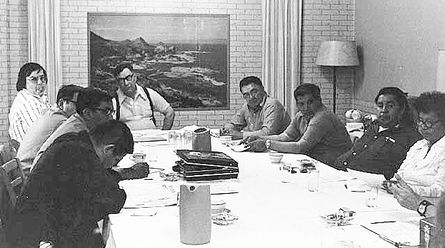 Minnesota Chippewa Tribal Executive Committee meeting, 1973.