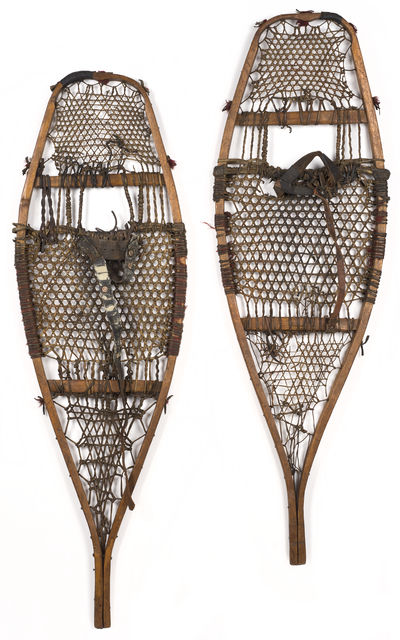 Snowshoes, Mille Lacs, ca. 1890.