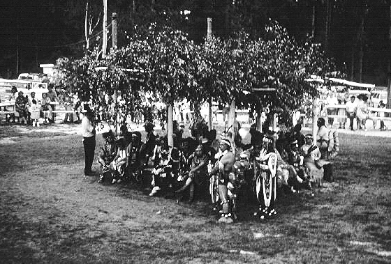 Mii-Gwitch Mahnomen celebration, Ball Club, Leech Lake, 1965.
