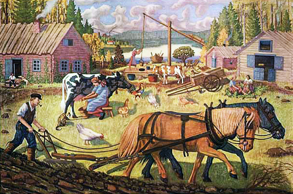 Finnish Farmstead, ca. 1944.