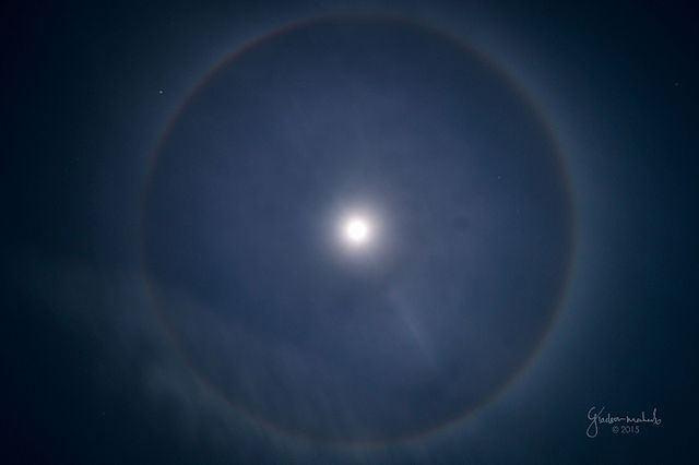 Moon Halo, Boulder, Colorado, 2007.