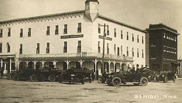 Hotel Markham, Bemidji, ca. 1916.