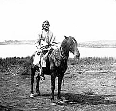 Leech Lake Ojibway chief, ca. 1875.