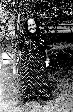 Finnish farm woman, identified as "Mama" Kurnicki, ca. 1920.