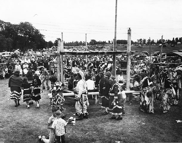 Powwow at Red Lake Reservation, 1949.