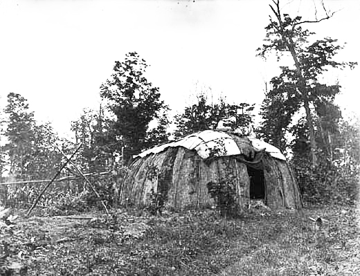 Chippewa wigwam, 1895