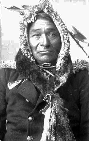 Chief Flatmouth, the second, ca. 1898.