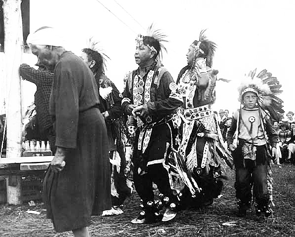 Powwow at Red Lake Reservation, 1949.