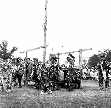 Powwow at Red Lake, 1933.