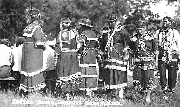 Indian dance at White Earth, June 14, 1925.